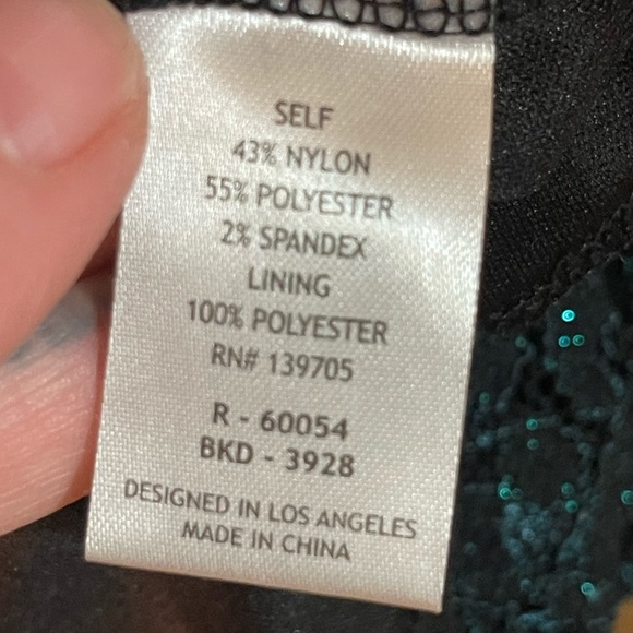 Honey & Rosie Lace Cut Out Sexy Mini Dress - Picture 7 of 7